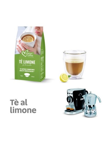 Tè Al Limone 16 Capsule Compatibili Bialetti